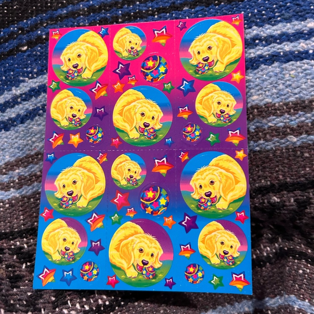 Vintage Lisa Frank Sticker Sheet